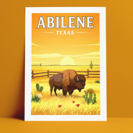 Vintage Abilene Texas ポストカード