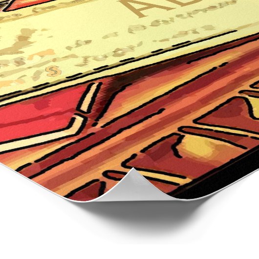 Vintage Absinthe Posters ポスター (角)