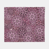 Vintage abstract background. Mandala style. seamle フリースブランケット (正面(横))