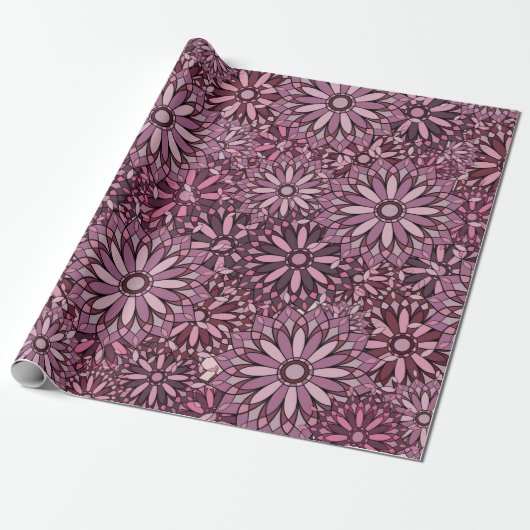 Vintage abstract background. Mandala style. seamle ラッピングペーパー (アンロールド)