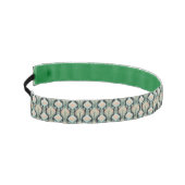 Vintage Abstract Botanical Art Nouveau Pattern アスレチックヘッドバンド (左)