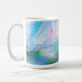 Vintage Abstract Dream – Romantic Fantasy Nature コーヒーマグカップ (左)