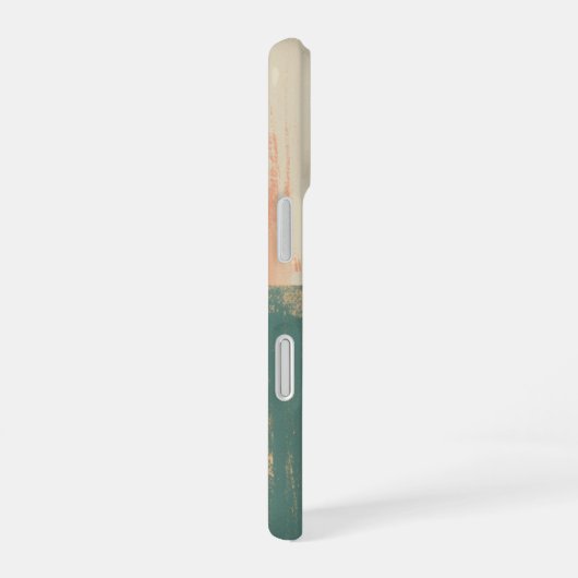 Vintage Abstract Geometric Arc iPhone 16ケース (右側面)