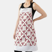 Vintage abstract geometric floral pattern. Seamles エプロン (インサイチュ)