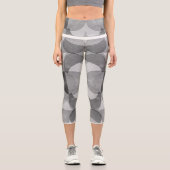 Vintage Abstract Pattern カプリレギンス (正面)