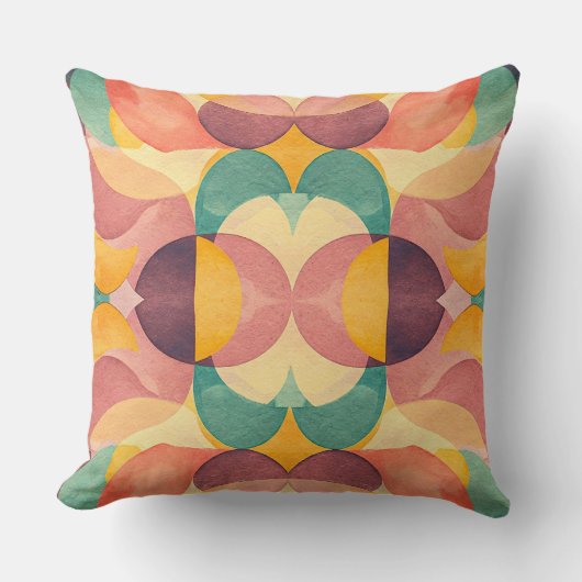 Vintage Abstract Pattern クッション (正面)