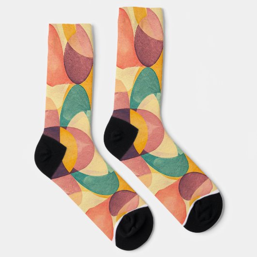 Vintage Abstract Pattern ソックス (右)