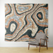 Vintage Abstract Quartz Stone Natural タペストリー (インサイチュ(横))
