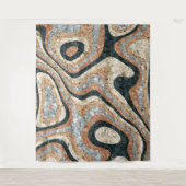 Vintage Abstract Quartz Stone Natural タペストリー (正面)