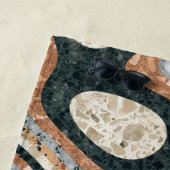 Vintage Abstract Quartz Stone Natural ビーチタオル (インサイチュ)