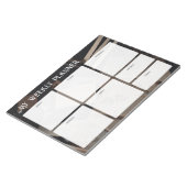 Vintage Academia Weekly Planner ノートパッド (アングル)