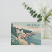 Vintage Acadia National Park  Postcard Vintage ポストカード (スタンド正面)