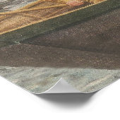 Vintage Ad art. A&P食料品店のロゴをボートに ポスター (角)