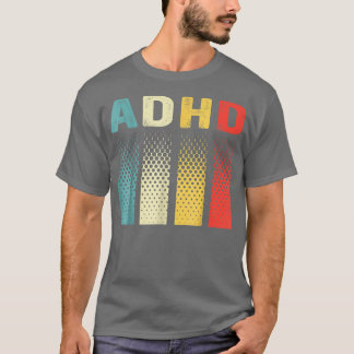 Vintage Adhd Autism Mental Health Awareness 6737 Tシャツ
