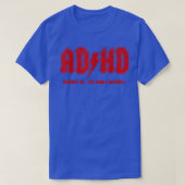 Vintage ADHD Highway To Squirrel Tシャツ (デザイン正面)