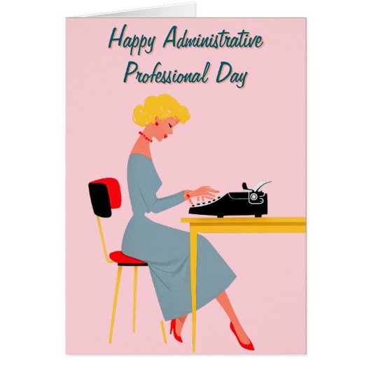 Vintage Administrative Assistant – Retro Office  (正面)