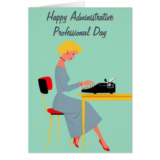 Vintage Administrative Assistant – Retro Office  (正面)