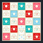 Vintage Advent Calendar  ポスター<br><div class="desc">This advent calendar are the cutest ways to pass the days until Christmas.</div>