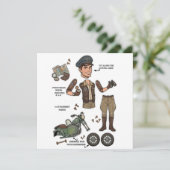 Vintage Adventurer Paper Doll Kit シーズンカード (スタンド正面)