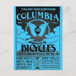 Vintage Advertisement - Columbia Bicycles ポストカード