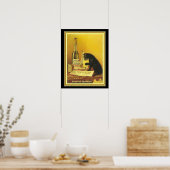 Vintage Advertisement for Absinthe Bourgeois ポスター (キッチン)