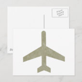 Vintage Aeroplane ポストカード (正面/裏面)