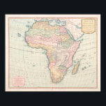 Vintage Africa Map (1800) Vintage African Continen ポスター<br><div class="desc">This is a vintage map of Africa originally produced in 1800.</div>