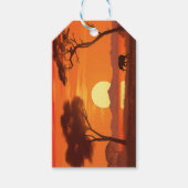 Vintage African Safari ギフトタグ (正面)