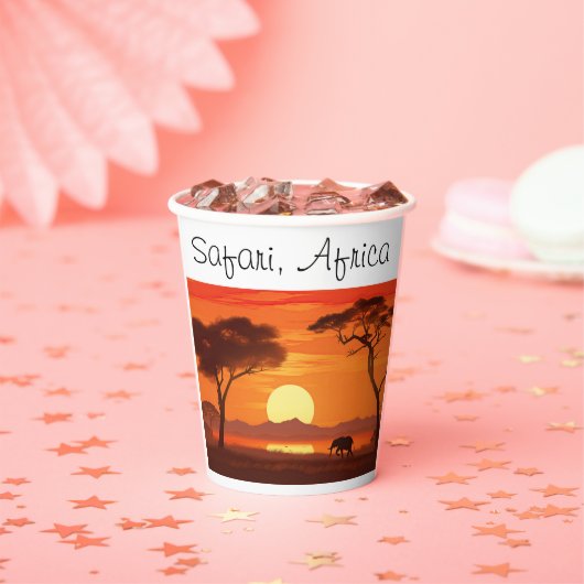 Vintage African Safari  紙コップ (インサイチュ)