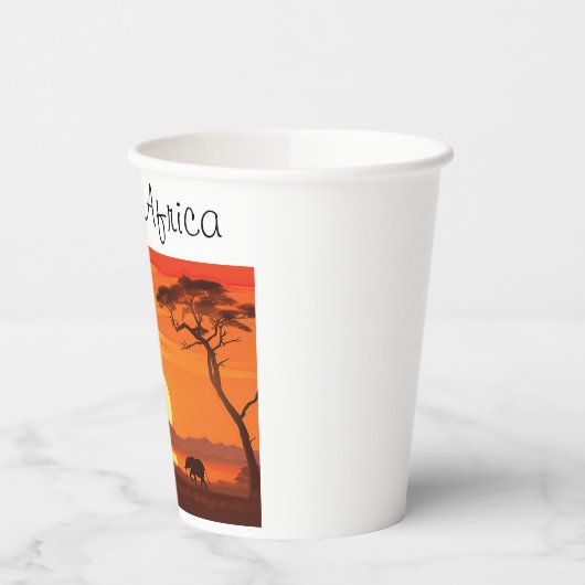 Vintage African Safari  紙コップ (左)