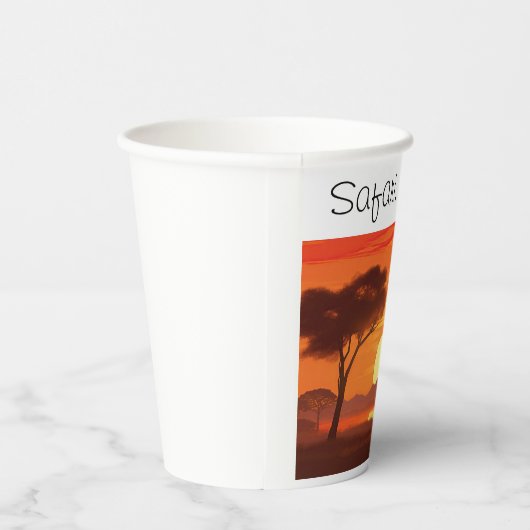 Vintage African Safari  紙コップ (右)