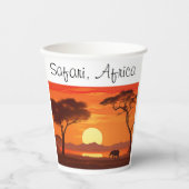 Vintage African Safari  紙コップ (正面)