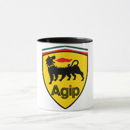 Vintage Agip Logo Coffee Mug with Six-Legged Dog マグカップ