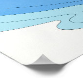 Vintage Airline Hawaii Travel ポスター (角)