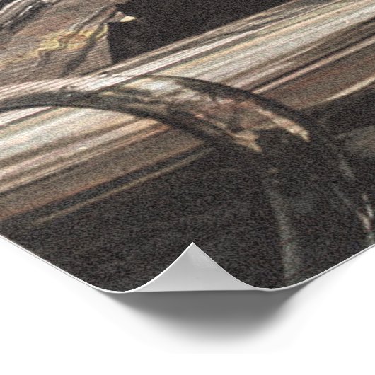 Vintage Airplane ポスター (角)