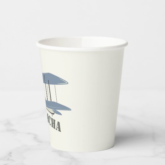 Vintage Airplane  紙コップ (左)