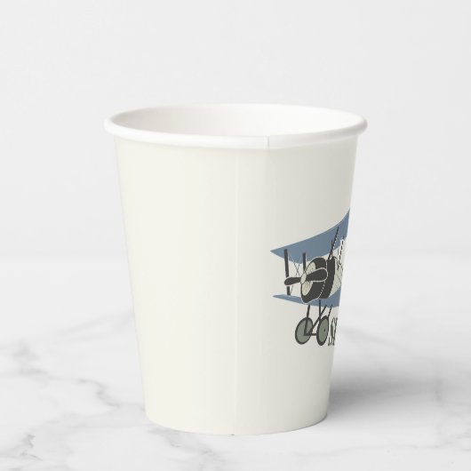 Vintage Airplane 紙コップ (右)
