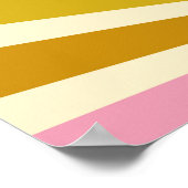 Vintage Airplane Cessna Retro Sunset Custom ポスター (角)