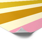 Vintage Airplane Cessna Retro Sunset Custom ポスター (角)