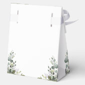 Vintage Airplane Teddy Bear Baby Shower フェイバーボックス (裏面)