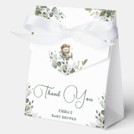 Vintage Airplane Teddy Bear Baby Shower フェイバーボックス