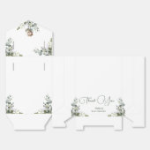 Vintage Airplane Teddy Bear Baby Shower フェイバーボックス (見開き)