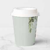 Vintage Airplane Teddy Bear Baby Shower 紙コップ (右)