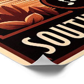 Vintage Alabama Jazz Riverboat Poster ポスター (角)