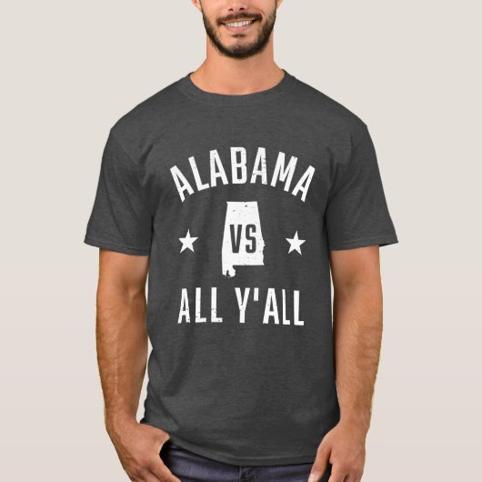 Vintage Alabama Vs All Tシャツ (正面)