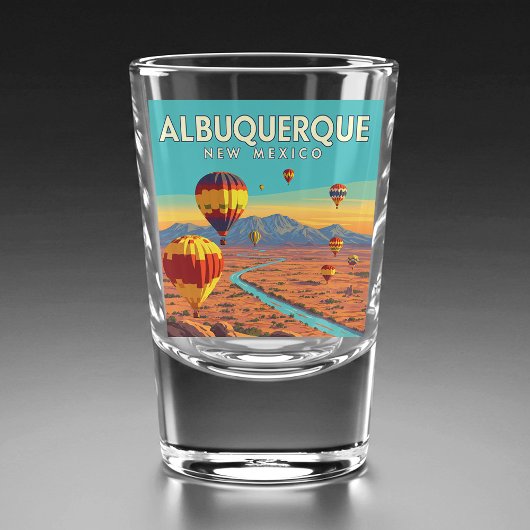 Vintage Albuquerque New Mexico ショットグラス