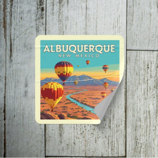 Vintage Albuquerque New Mexico スクエアシール