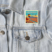 Vintage Albuquerque New Mexico 缶バッジ (インサイチュ)