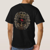 Vintage Alchemist Philosopher's Stone Gothic Graph Tシャツ (裏面)