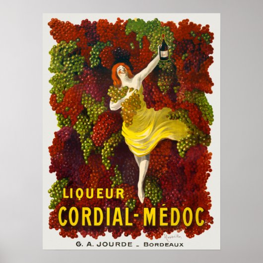 Vintage Alcohol Advertisement Poster ポスター (正面)